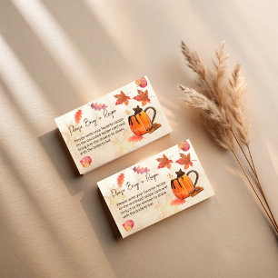 Liefde brouwt herfst herfst vrijgezellenfeest informatiekaartje