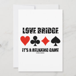 Liefde brug Het is een relaxerend spel met vier ka Kaart