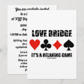 Liefde brug Het is een relaxerend spel met vier ka Kaart (Voorkant / Achterkant)