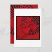 Liefde. bruiloft bedankkaart (Voorkant / Achterkant)