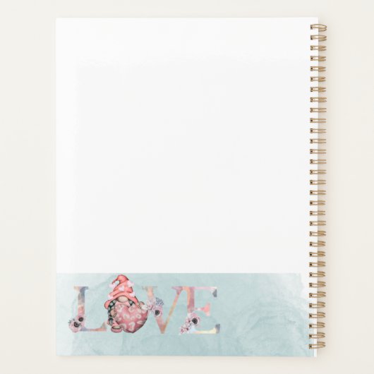 Liefde bruiloft bruidsmeisje cadeau idee planner (Achterkant)