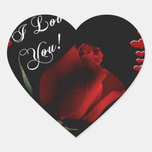 Liefde bruiloft douche paar Valentijn moeder vrouw Hart Sticker (Voorkant)