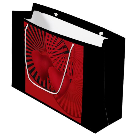 Liefde, bruiloft, groot cadeauzakje (Voorkant Gekanteld)