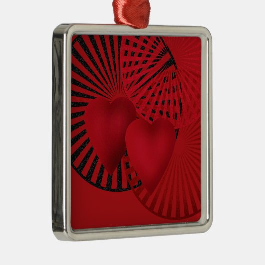 Liefde, bruiloft metalen ornament (Rechts)