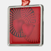 Liefde, bruiloft metalen ornament (Links)