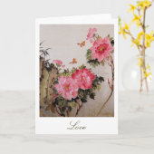 Liefde/bruiloft of Jubileum Kaart (Gele Bloem)