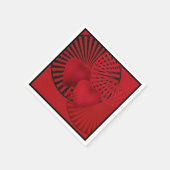 Liefde. bruiloft servet (Hoek)