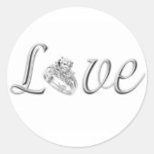 Liefde bruiloft Stickers (Voorkant)