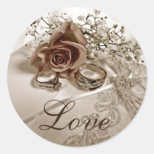 Liefde bruiloft Stickers