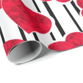 Liefde, bruiloft, Valentijnsdag Cadeaupapier (Rol Hoek)