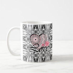 Liefde , bruiloft , Valentijnsdag , hart Koffiemok