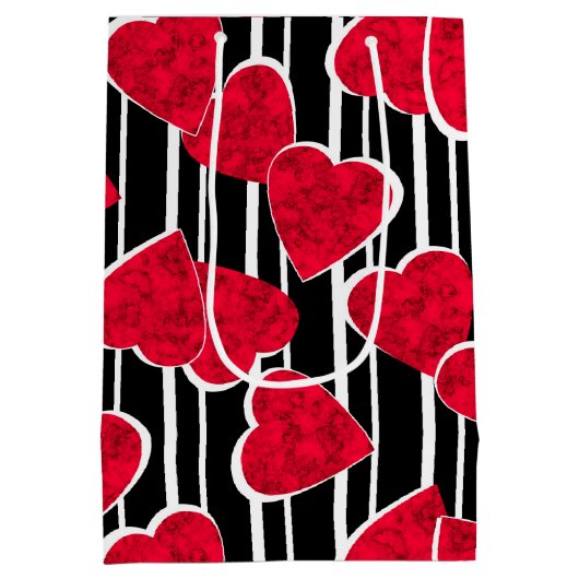 Liefde, bruiloft, Valentijnsdag Medium Cadeauzakje (Achterkant)