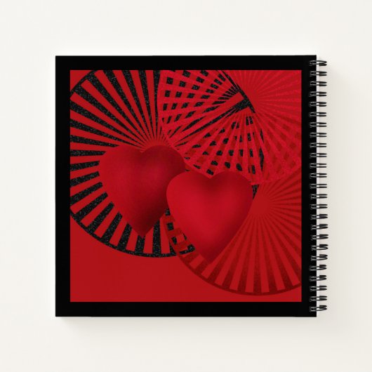 Liefde, bruiloft, Valentijnsdag Notitieboek (Achterkant)