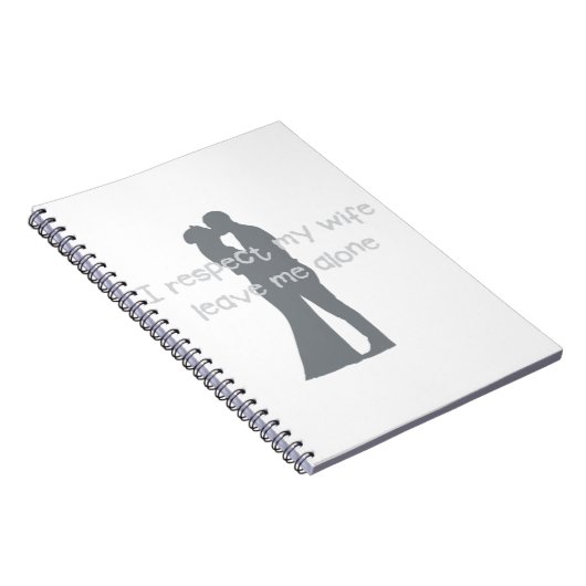 Liefde bruiloft Verloving plezier Ik respecteer mi Notitieboek (Rechterzijde)