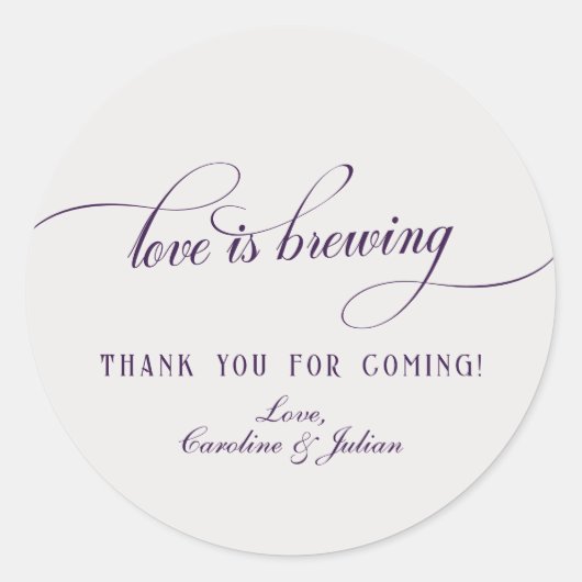 Liefde Bruisende Gotische Bubbles Brouwsels Koppel Ronde Sticker (Voorkant)