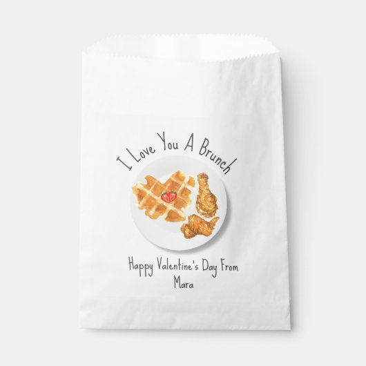 Liefde Brunch Pun Classroom Valentijn Bedankzakje (Voorkant)