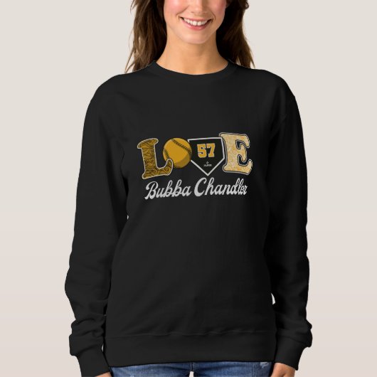 Liefde Bubba Chandler Pittsburgh Honkbal MLBPA Trui (Voorkant)