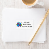 Liefde Bug Adreslabel Etiket (Insitu)