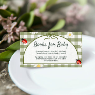 Liefde Bug Boeken voor Baby Bijlagekaart Informatiekaartje