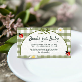Liefde Bug Boeken voor Baby Bijlagekaart Informatiekaartje