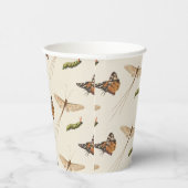 Liefde Bug Insect Whimsical Papieren Bekers (Rechts)