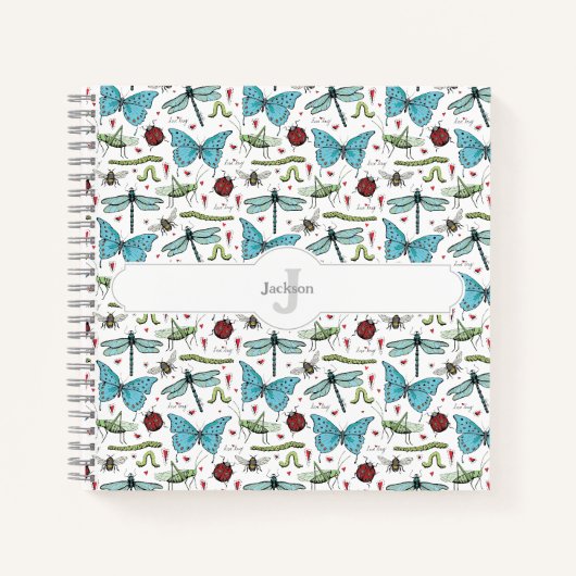 Liefde Bug Insecten Hardcover Notitieboek (Voorkant)