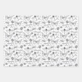 Liefde Bug Schattigee Insecten Vlinder, Lady Bug & Inpakpapier Vel (Voorkant)