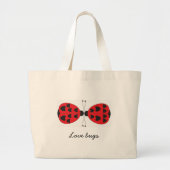 Liefde bugs-Canvas tas (Voorkant)