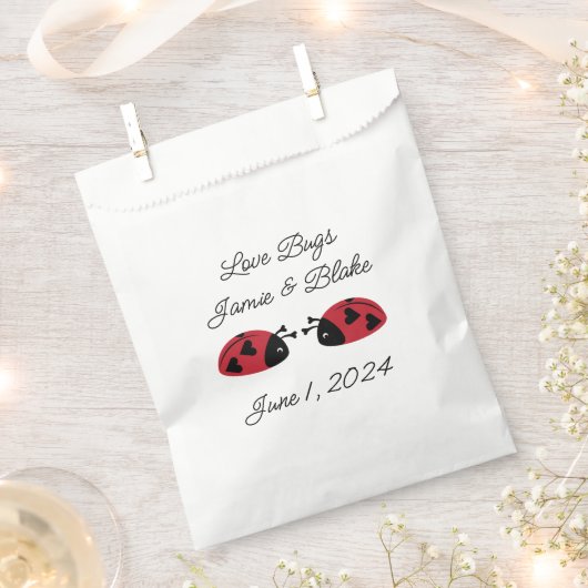 Liefde Bugs, personaliseren Bedankzakje (Geknipt)