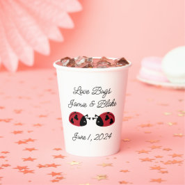 Liefde Bugs, personaliseren Papieren Bekers