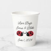 Liefde Bugs, personaliseren Papieren Bekers (Voorkant)