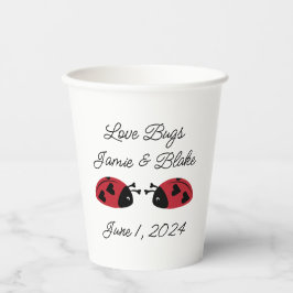 Liefde Bugs, personaliseren Papieren Bekers