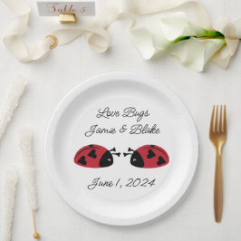 Liefde Bugs, personaliseren Papieren Bordje