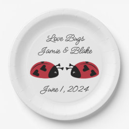 Liefde Bugs, personaliseren Papieren Bordje