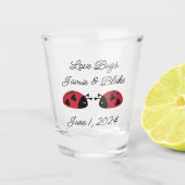 Liefde Bugs, personaliseren Shot Glas (Voorkant)