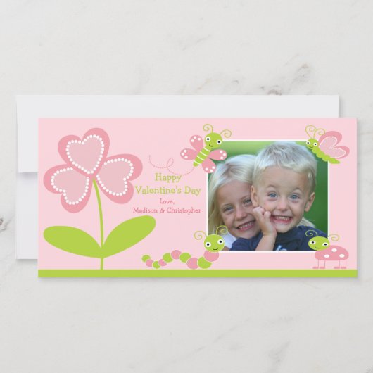 Liefde Bugs Valentijnsdag Feestdagenkaart (Voorkant)