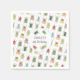 Liefde buik Beetles Kinderen van Birthday Servet