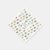 Liefde buik Beetles Kinderen van Birthday Servet (Hoek)