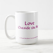 Liefde buiten de doos / Mok (Links)