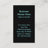 liefde buiten visitekaartje (Achterkant)