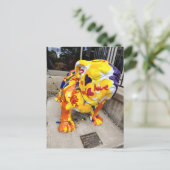 Liefde Bulldog Briefkaart (Staand voorkant)