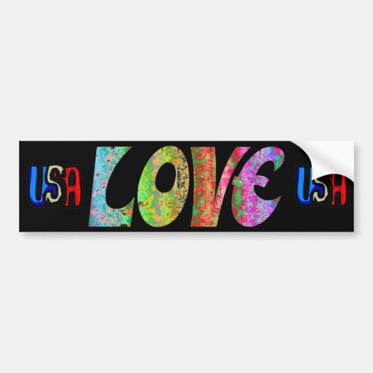 Liefde Bumpersticker (Voorkant)