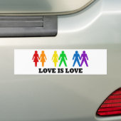 Liefde Bumpersticker (Op auto)