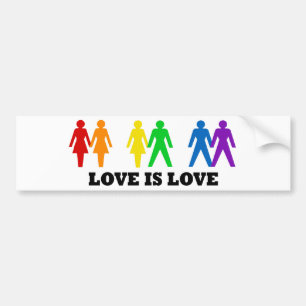 Liefde Bumpersticker