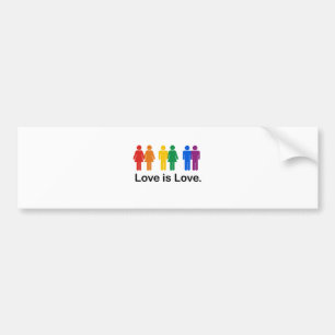 Liefde Bumpersticker
