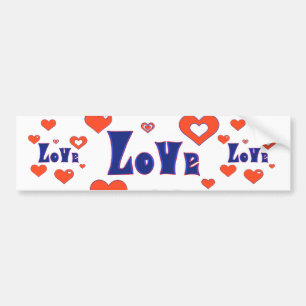 Liefde Bumpersticker