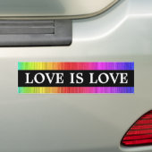 Liefde Bumpersticker (Op auto)
