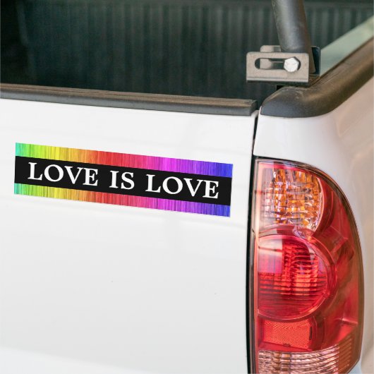 Liefde Bumpersticker (Op Truck)