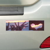 Liefde Bumpersticker (Op auto)
