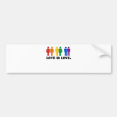 Liefde Bumpersticker (Voorkant)